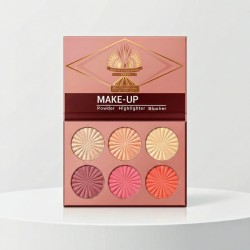 LIBRO SOMBRAS-ILUMINADOR-BLUSH-POLVOS- LIPSTICK Y CEJAS CD911