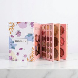 LIBRO SOMBRAS-ILUMINADOR-BRONZER-BLUSH-POLVOS Y CEJAS EYE-6702