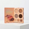 LIBRO SOMBRAS-ILUMINADOR-BRONZER-BLUSH-POLVOS Y CEJAS EYE-6702