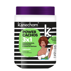 KANECHOM CREMA ACONDICIONADORA HIDRANTANTE Y DE PEINAR POWER CACHOS 3X1 1KG 2305