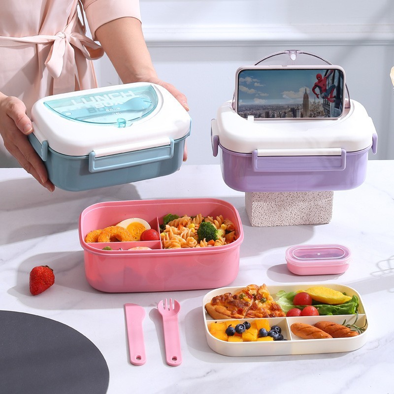 Lonchera con Cubiertos 4478