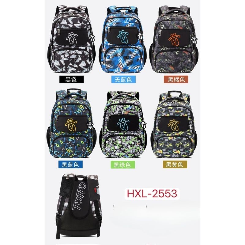 Mochila Escolar Totto de Hombre o Unisex HXL-2553