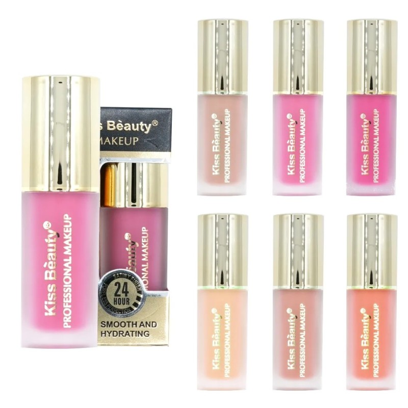 Contorno Rubor e Iluminador  Líquido  - Kiss Beauty 68595-03