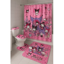 Set de Baño y Cortina  4pcs San Rio LD-801