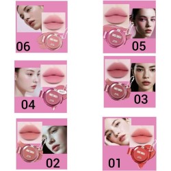 BLUSH EN POLVO PORTÁTIL VELVET MEJILLAS-LABIOS HQ0102 - HUES UEEN