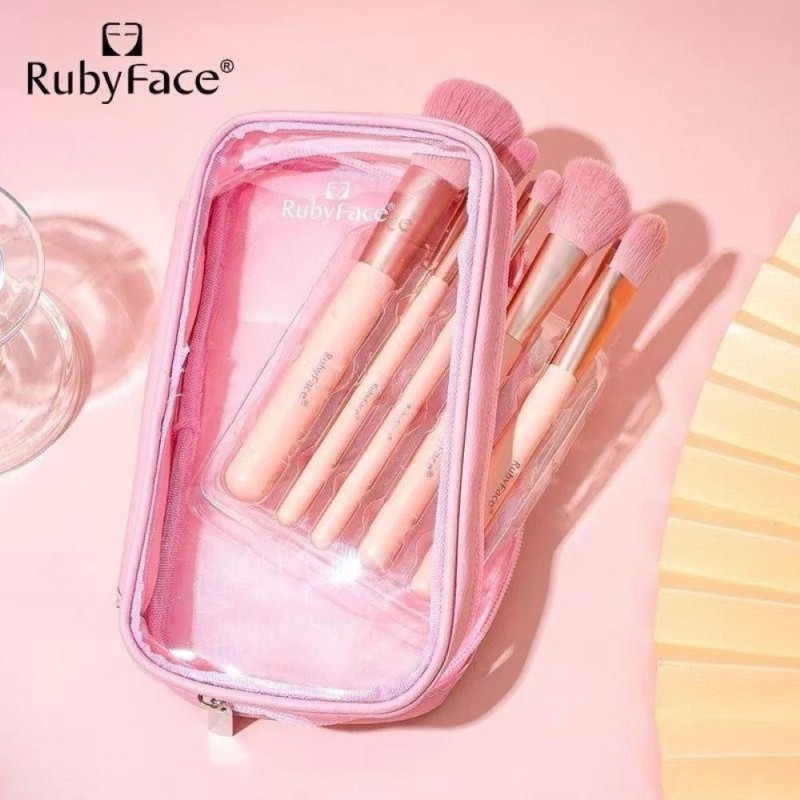Set de 10 Brochas con Estuche - Ruby Face