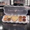 PALETA DE SOMBRA Y BLUSH TRUE HEART - HUDAMOJI ZP-072