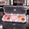 PALETA DE SOMBRA Y BLUSH TRUE HEART - HUDAMOJI ZP-072