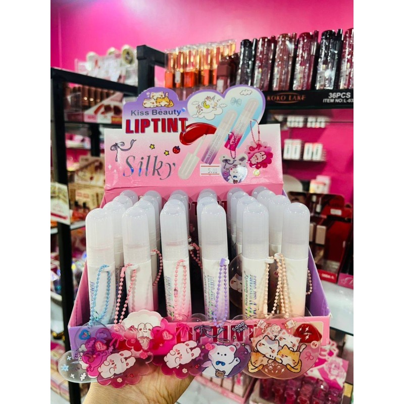 TINTA DE LABIOS CON LLAVERO 70960-03 - KISS BEAUTY