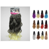 Extension de cabello ondulado Bicolor DY705