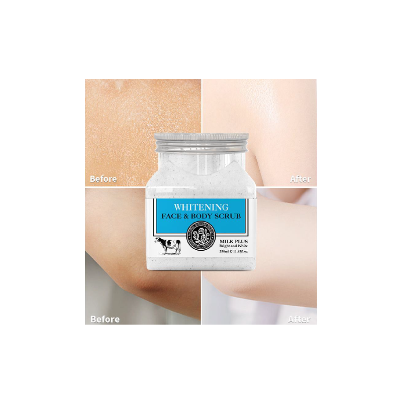 Exfoliante para rostro y cuerpo de leche de vaca 350 ml DY831