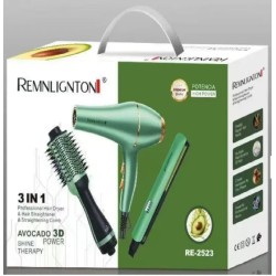 Trio Sonar Plancha Secadora y Cepillo Aguacate 5318
