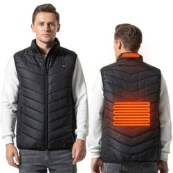 Chaleco negro de calefacción 17120-516