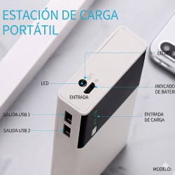 Power Bank 2usb 3.7mv 2000mAh 5027