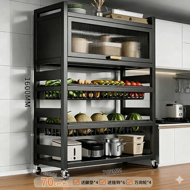 Organizador de Cocina con Rueda 1.6 x0.7mt 5382