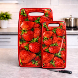 Set de 2 tablas de picar + cuchillo 980