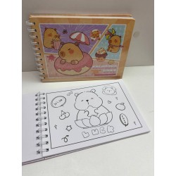 Libreta para Colorear Diseño Capibara 901