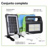 Kit Solar Linterna Recargable para Acampar 4854