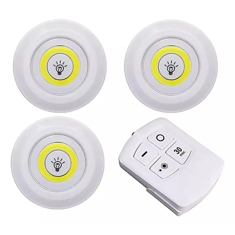Set de 3 Luces con Control 4995