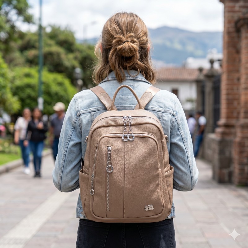 Bolso Mochila de Cuerina 919
