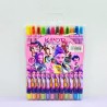 Crayones Retráctiles Kpop 12pcs  LD-1059