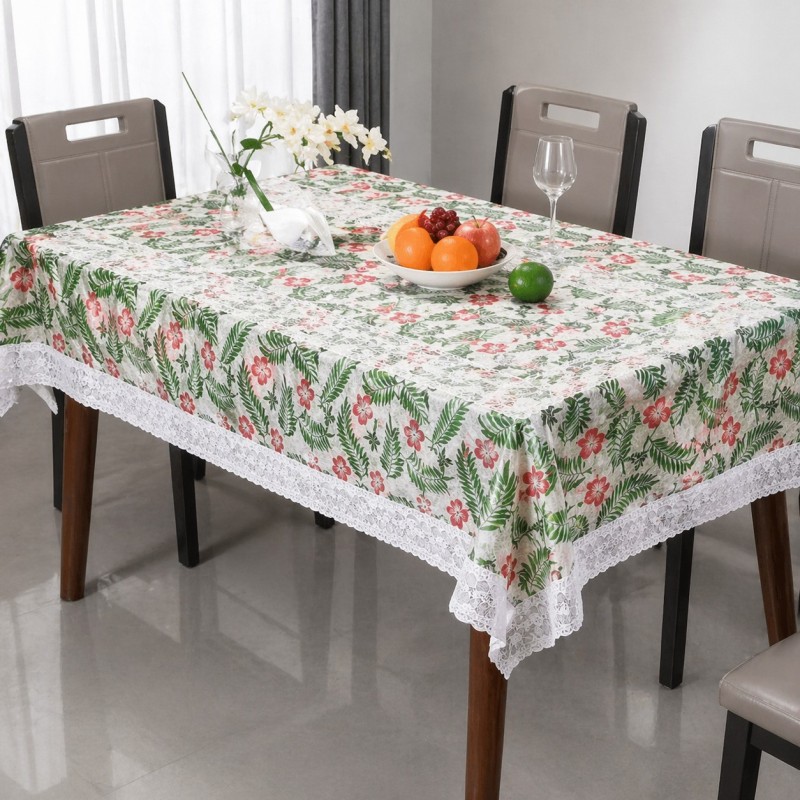 Mantel plástico con encaje 137 x 180 cm 966