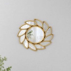 Espejo plateado para pared 1039