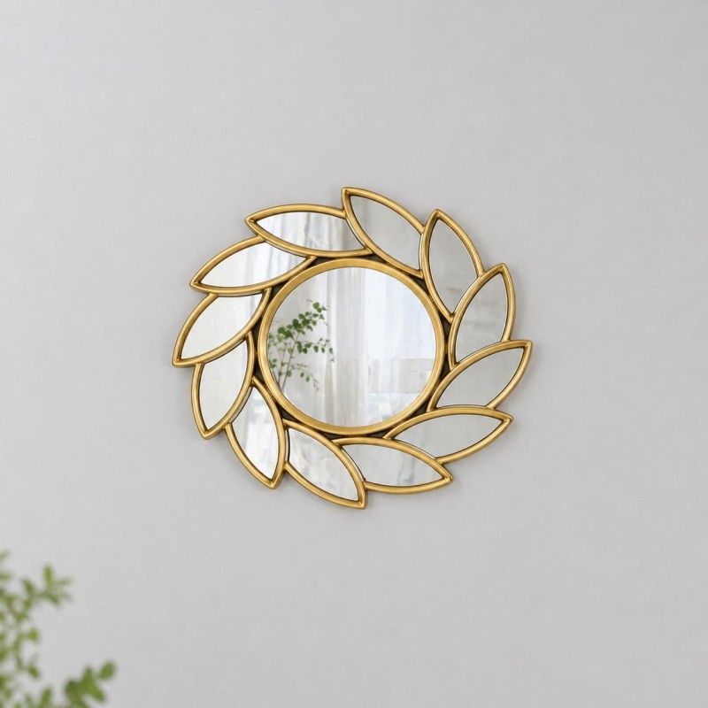 Espejo plateado para pared 1039