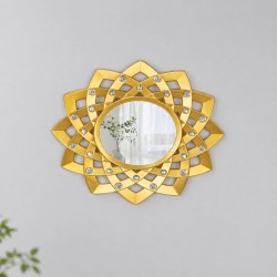 Espejo dorado para pared 1040