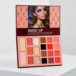 LIBRO SOMBRAS-ILUMINADOR-BLUSH-POLVOS- LIPSTICK Y CEJAS CD911