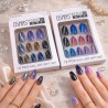 UÑAS POSTIZAS OVAL EFECTO OJO DE GATO CT260 USHAS