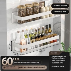 Organizador de Especias Metálico de Pared 60X10X7CM 2130