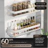Organizador de Especias Metálico de Pared 60X10X7CM 2130