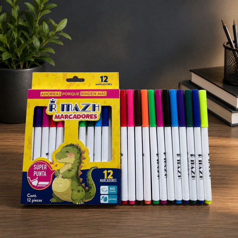 Marcadores 12pcs 104
