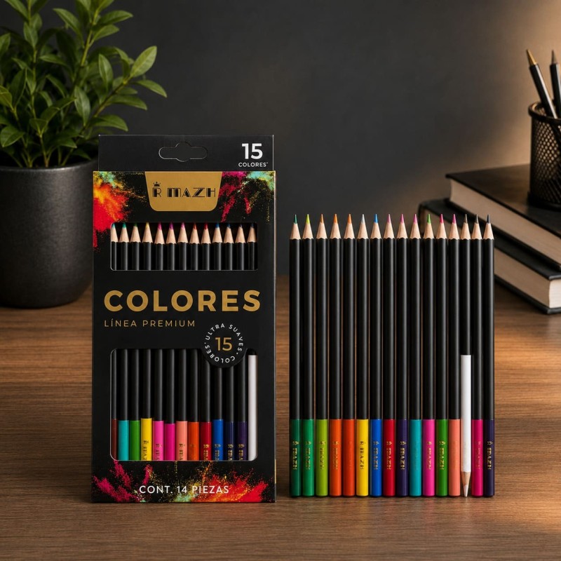 Lápices de Colores 15 Colores 106