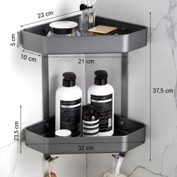 Esquinero Metálico para Baño 2132