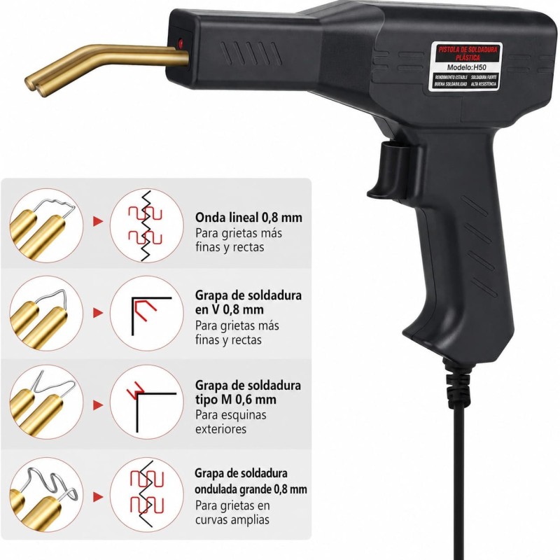 Pistola de Soldadura para Plásticos H50