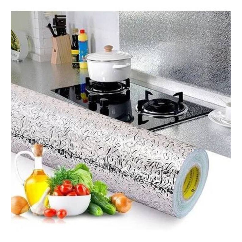 Papel de Aluminio de Cocina Adhesivo 40cm x 3mt