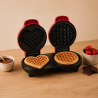 Máquina doble de mini wafles 76600