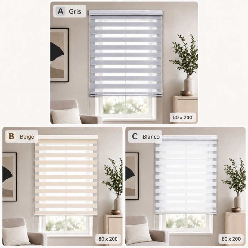 Cortinas Persianas 80x200 5492 5498 5504