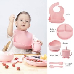 Set de silicona para bebé 5pcs 4445