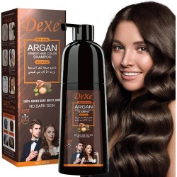 Shampoo Cubre Canas de Argán Color Castaño 4345