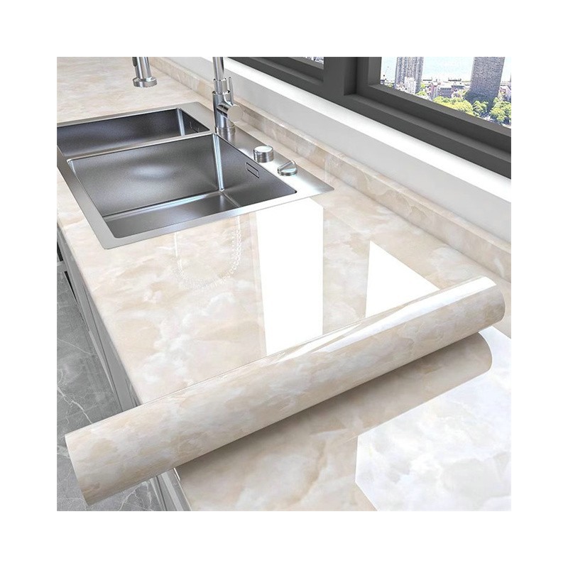 Papel Tapiz Beige Marmoleado 2.60cm x2.10mt 438