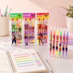 Set de 6 Resaltadores Doble Punta Kpop FG-1685