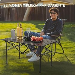 Mesa Plegable para Camping 50x95x55cm 7760