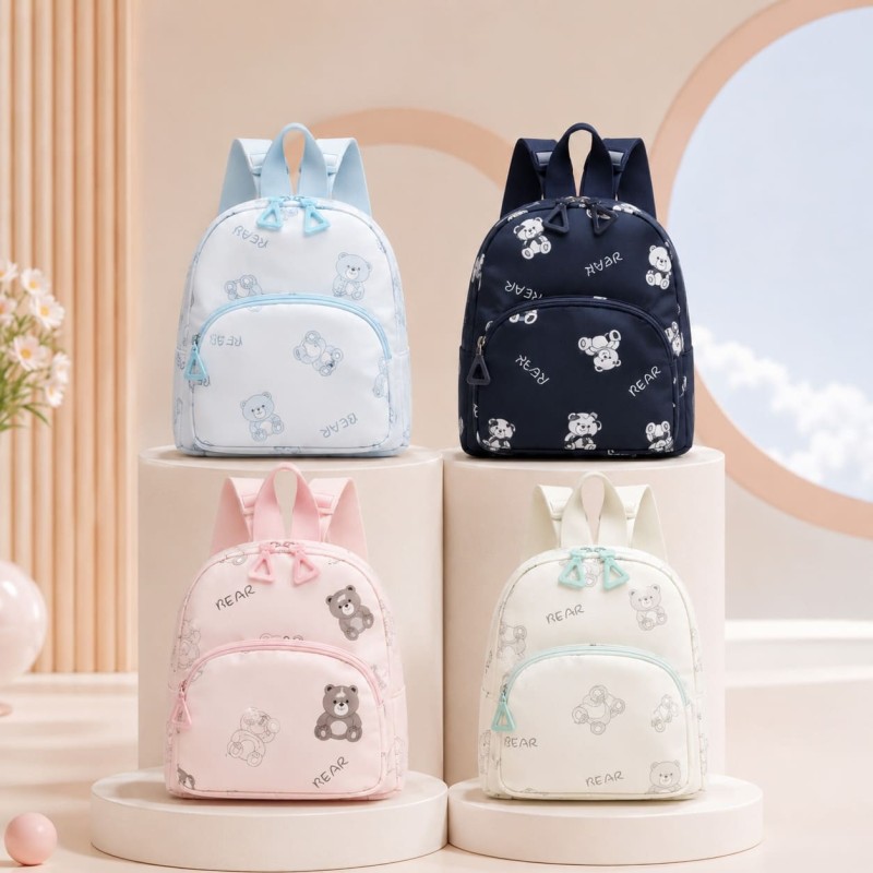 Mochila Infantil Osito 22x19x14cm HR0619
