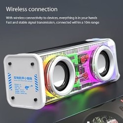 Parlante bluetooth blanco 5566