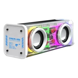 Parlante bluetooth blanco 5566