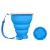 Vaso plegable Celeste