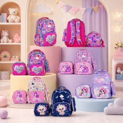 Mochila Escolar Infantil 3pcs HXL-9015